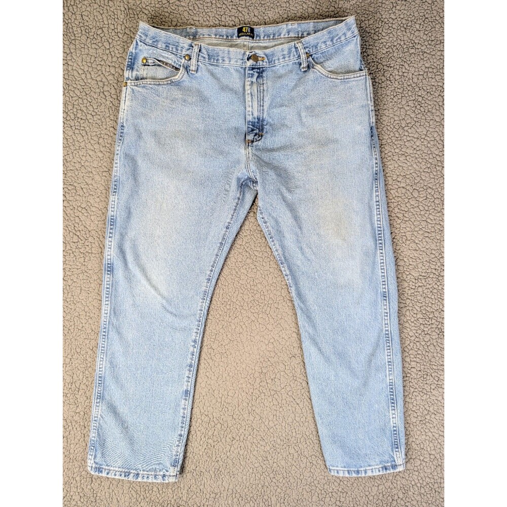 Wrangler 13MWZ Premium Cowboy Cut Jeans Mens Blue Stonewash Sz 40x30